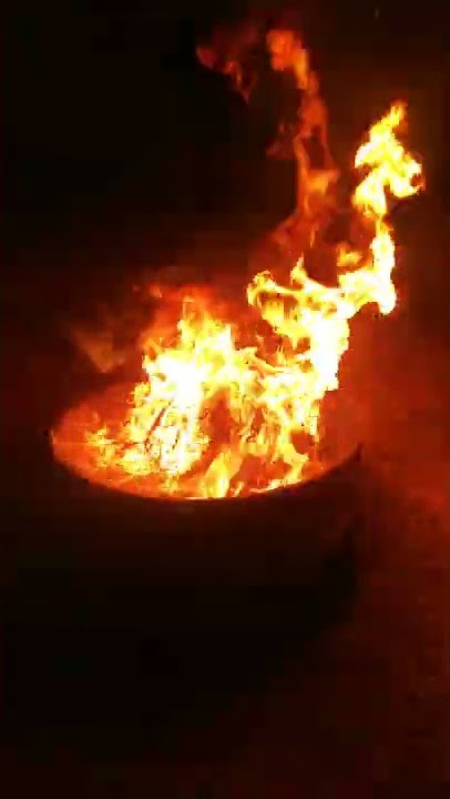 Burning tumbleweeds!