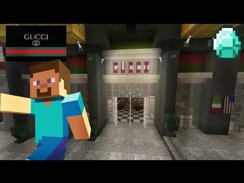 Minecraft Xbox one | GUCCI store tour 