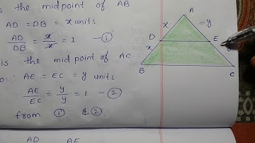 Similar triangles 10th maths exercise 8.1 question number 5 || sri pragna