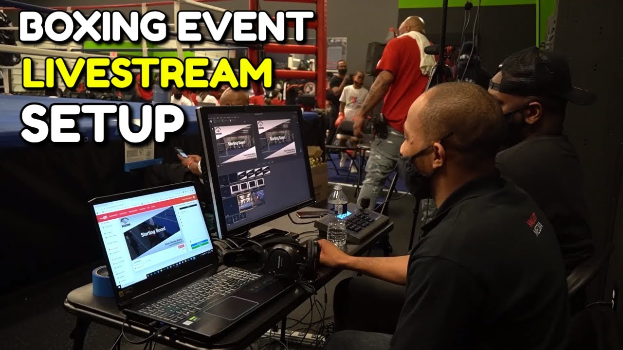 PTZ Optics Live Streaming Boxing Event Setup With ViewStub