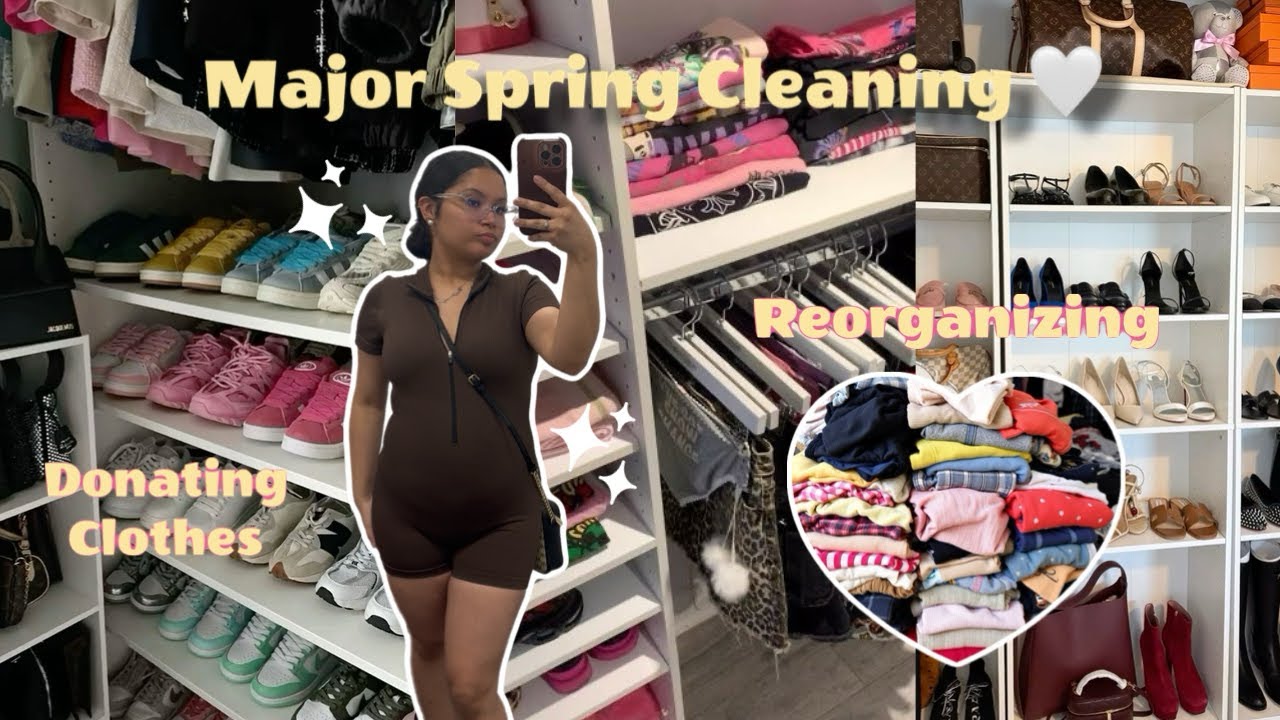Major Spring Closet Clean Out! As a Clothing Hoarder ⭐️ - YouTube
