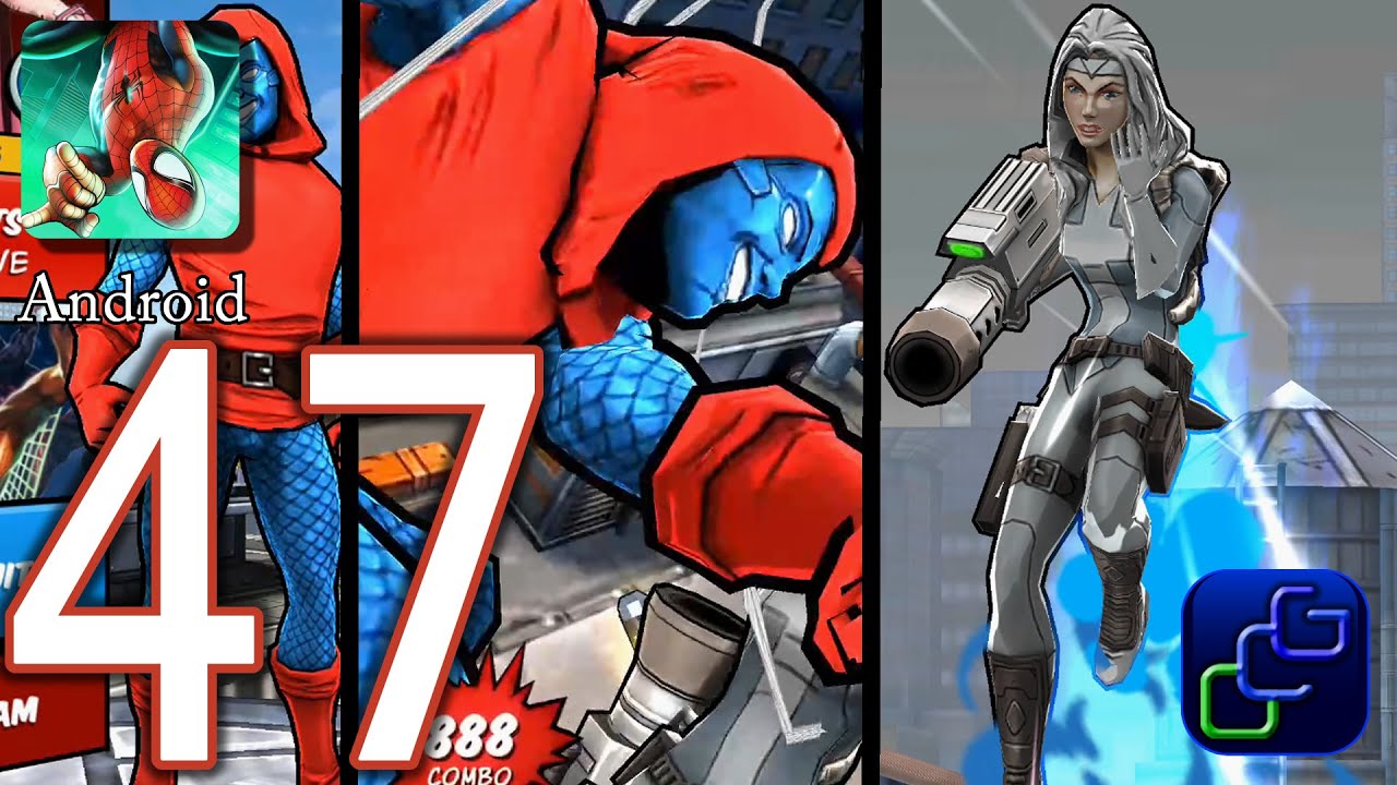 Spider Man Unlimited Android Walkthrough - Part 47 - Titan Spidey - The Goblin (Great Run)