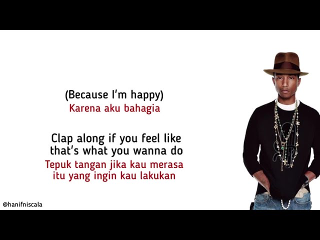 Pharrell Williams - Happy | Lirik Terjemahan class=