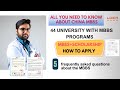 China MBBS programs with scholarship, CSC scholarship mbbs, 44 university with mbbs list