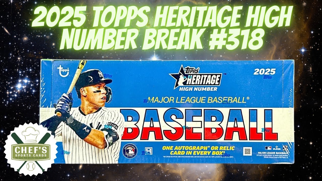 2025 TOPPS HERITAGE HIGH NUMBER PYT BREAK #318 - LIVE 1/11/2026