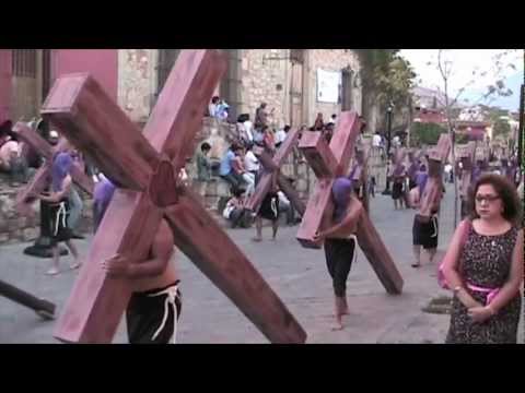 EASTER PROCESSION - OAXACA, MEXICO - Semana Santa. Good Friday Parade 2011