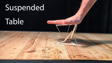 How to Make Anti-Gravity Suspension structure with popsicle sticks