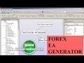 Forex ea generator, как установить и пользоваться