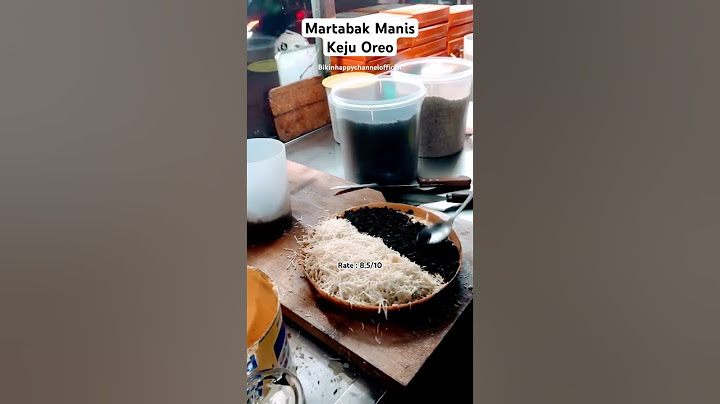 MARTABAK MANIS KEJU OREO #shorts #food #martabak