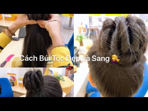 Cách Búi Tóc Cao Đẹp Và Sang | Hoai Thinh Channel