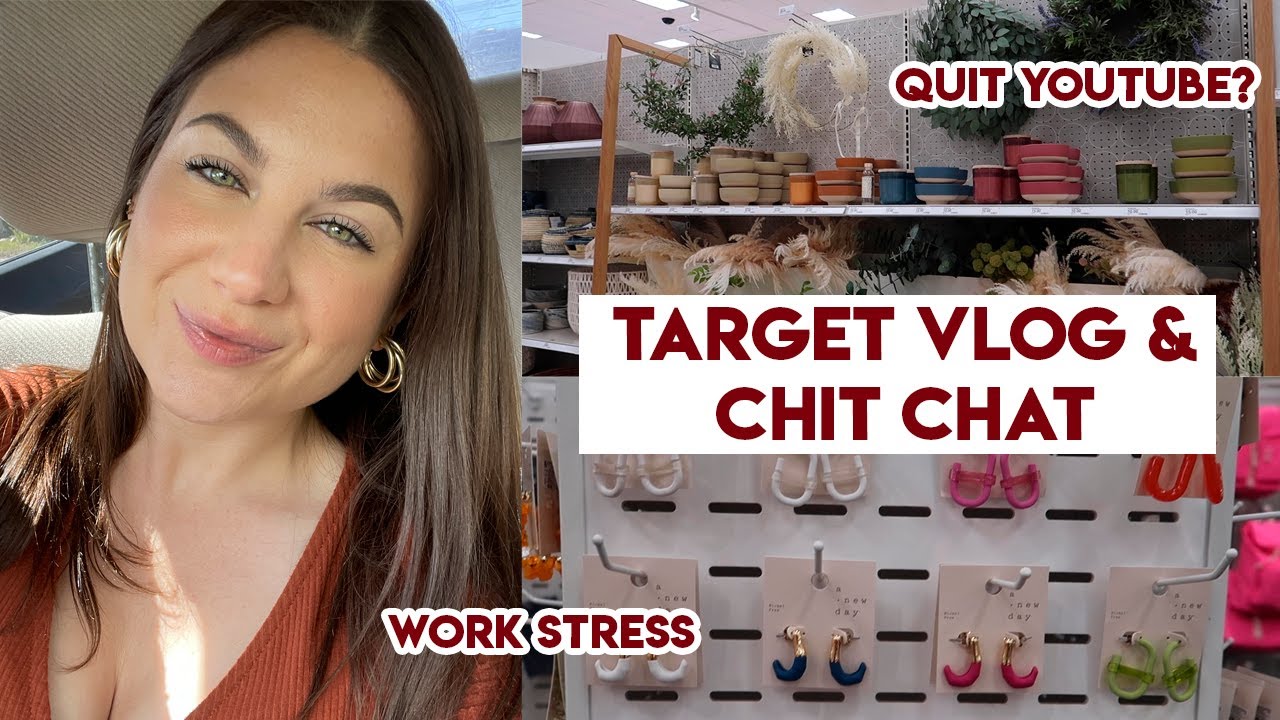 WEEKLY VLOG TARGET HAUL & WORK CHATS YouTube