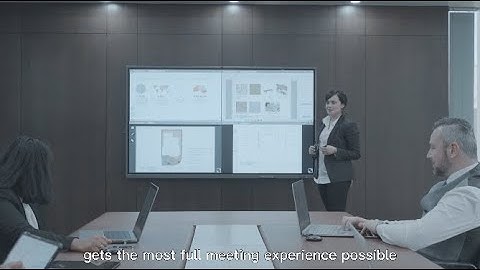 Horion interactive flat panel, making conferences easier