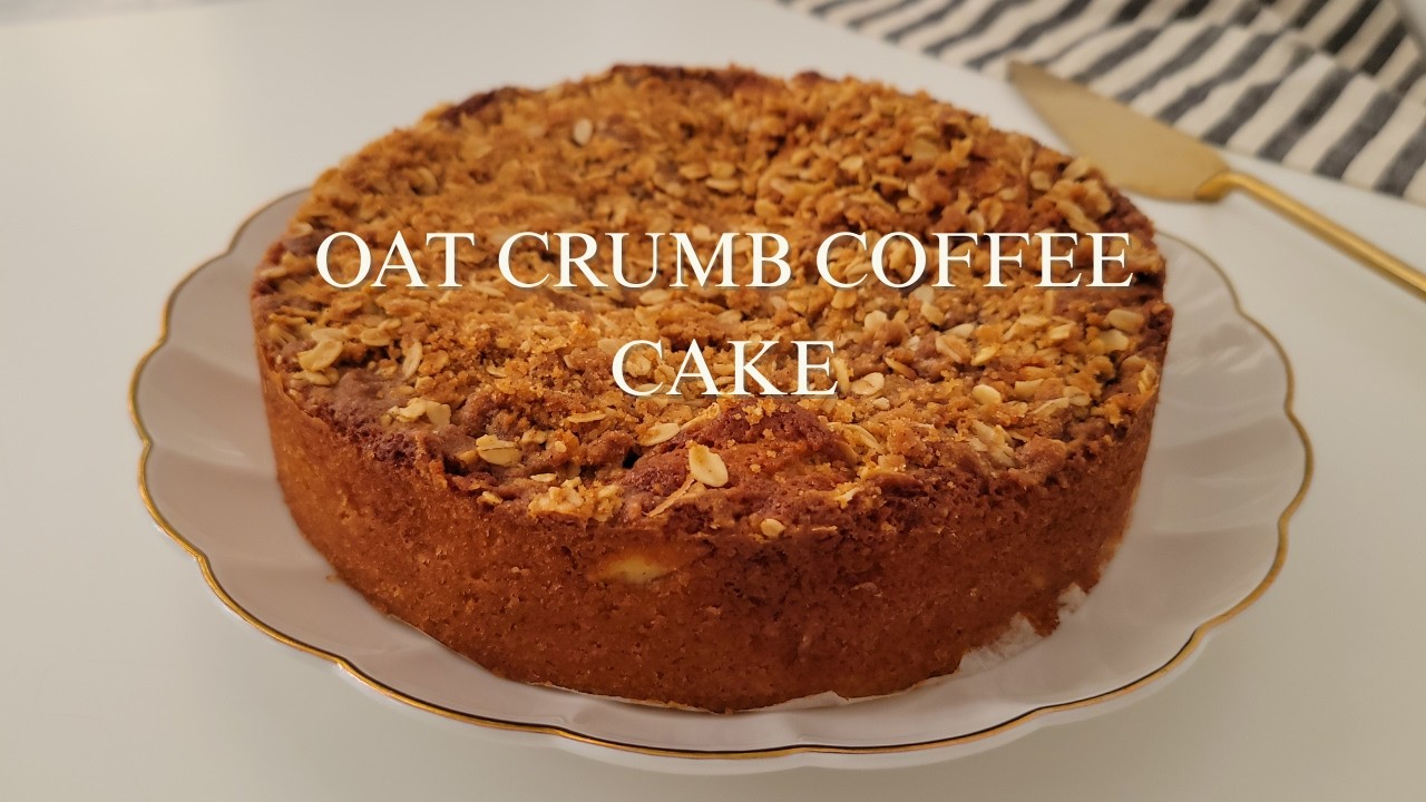 Oat Crumb Coffee Cake | Soft & Buttery 8-Inch Coffee Cake Recipe