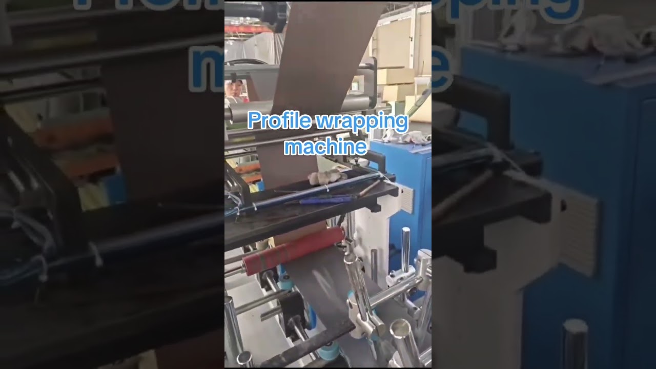 Profile wrapping machine 