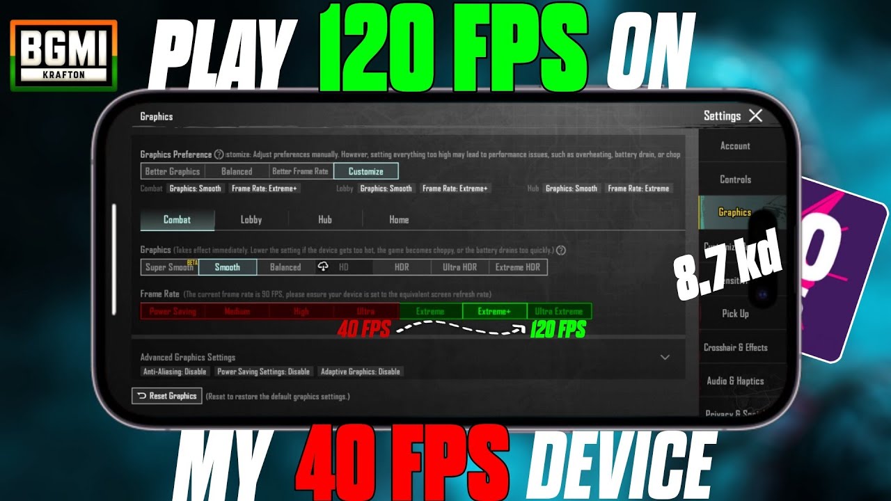 I TRIED 120 FPS MY 40 FPS DEVICE | EXPERIENCE? 🤔