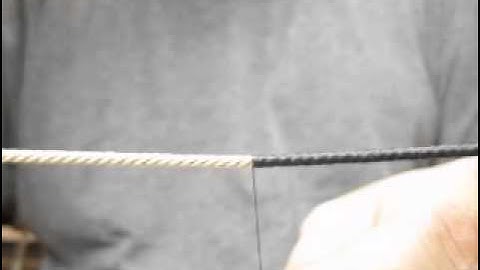 Serving ship model rope