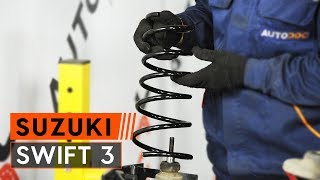 Montage Ressort hélicoïdal arrière gauche droit SUZUKI SWIFT : video manuel