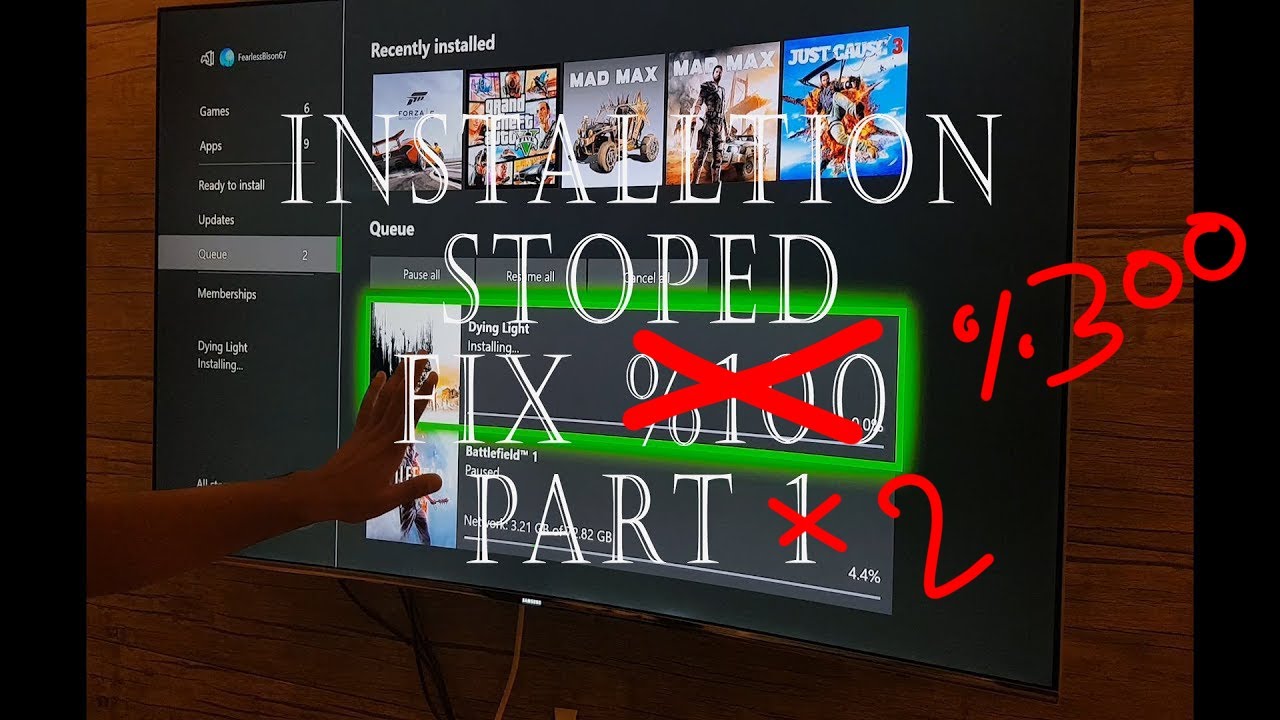 300 fix installation stopped in xbox one part 2 