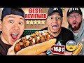 Eating The BEST Reviewed HOT DOG Restaurant In The World! (Impossible Food Challenge) 6 STAR RATING
