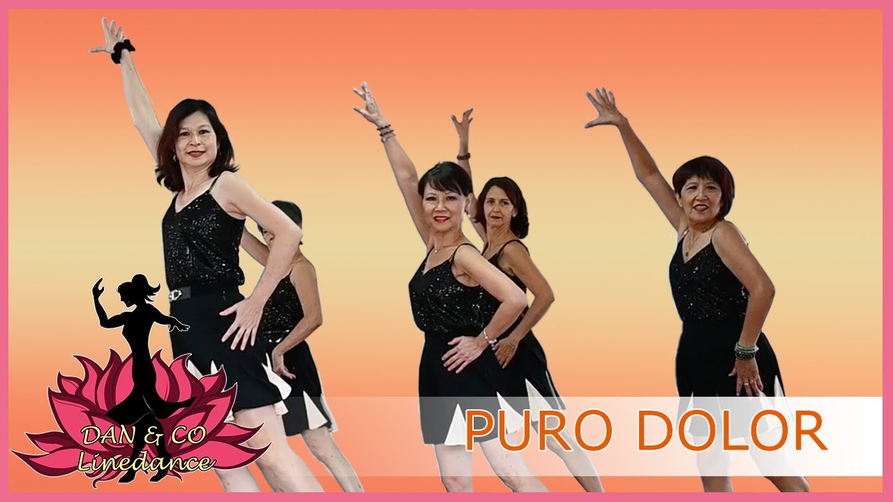 Puro Dolor Line Dance ( Dance & Teach) YouTube