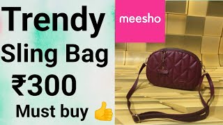 Meesho Sling Bag ₹300#review #meesho #haul #trending #amazing