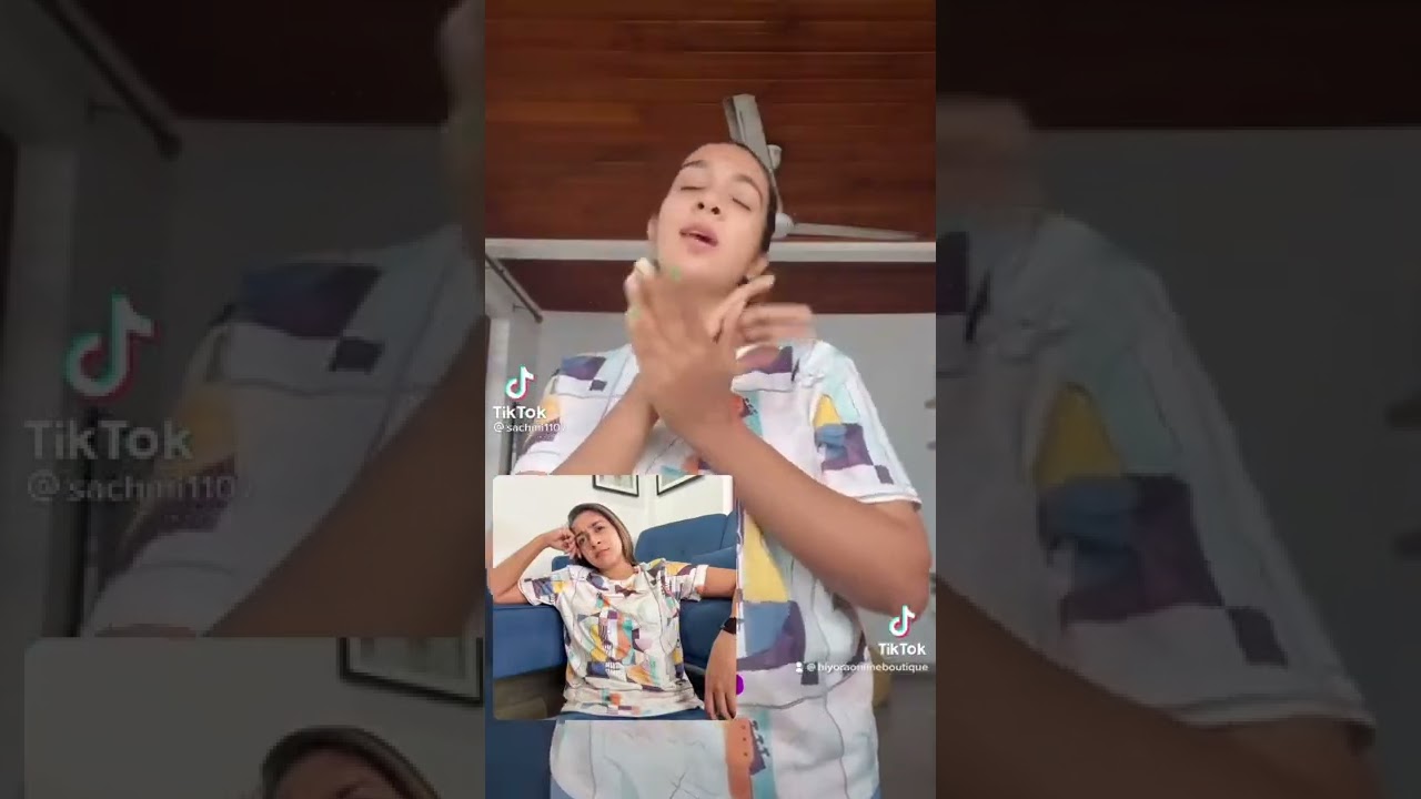 Sachini nipunsala wareing HIYORA20TWENTY gharpic printed tee♥️🦋 imported online boutique ♥️🦋