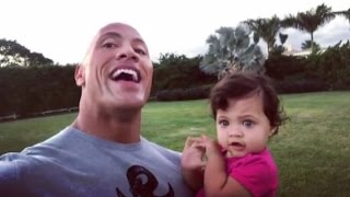 Dwayne johnson adorably sings to daughter jasmine on her first birthday -- see the sweet moment!