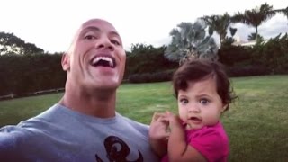 Dwayne Johnson Adorably Sings to Daughter Jasmine on Her First Birthday -- See the Sweet Moment!