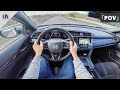 2020 Honda Civic SPORT PLUS (1.5 Turbo 182 HP - Manual Gearbox) | 4K POV TEST DRIVE