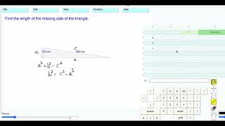 Level 2: Finding The Missing Leg From The Pythagoras Math Program
