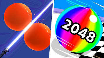 Laser Bubbles vs Ball Run 2048 - Max Level Gameplay (Part 1) 123456789