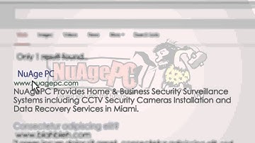 NuAge PC installs Security Cameras