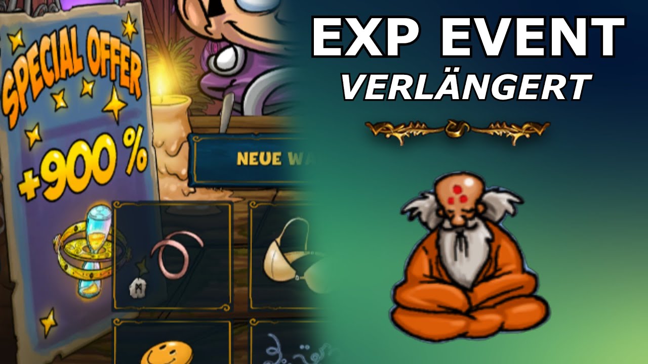 Shakes & Fidget - EXP Event läuft länger durch Fehler! 