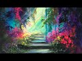 ACRYLIC PAINTING of The Enchanted Garden | Landscape Painting