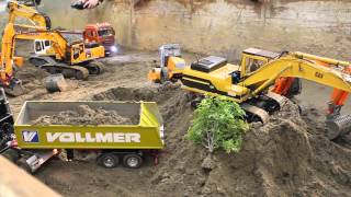 RC construction vehicles RC trucks RC excavators RC tractors