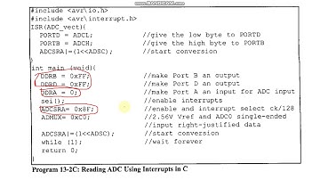 ATmega 32 ADC Programming in Interrupt mode#Embedded system
