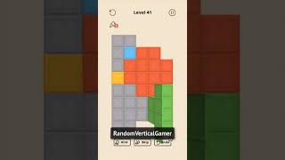 Folding Blocks [Level 41] (36/120 Beginner) | Walkthrough #shorts