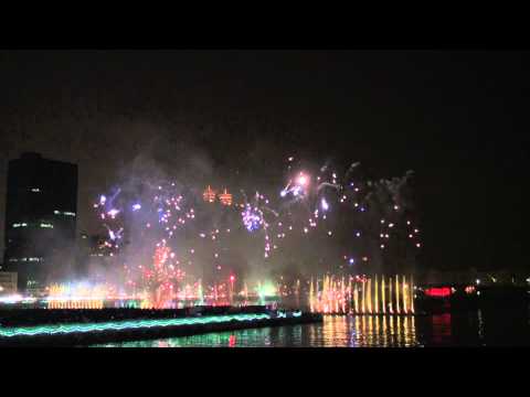 2011 高雄燈會藝術節 摩天輪煙火與水舞煙火 (閉幕加演場) (高畫質收錄 12)