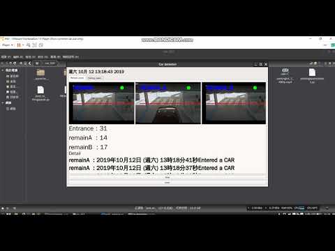 Backend smart Parking lot  with GUI  DEMO