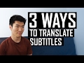 How to Easily Translate Movie Subtitles Everywhere