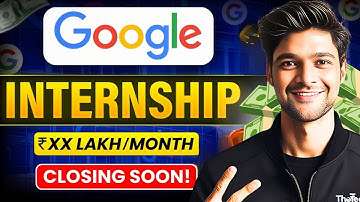 Google is Hiring Software Engineering Intern 🤑 ✅ | Summer Internship 2025 | Closing Soon | Apply Now