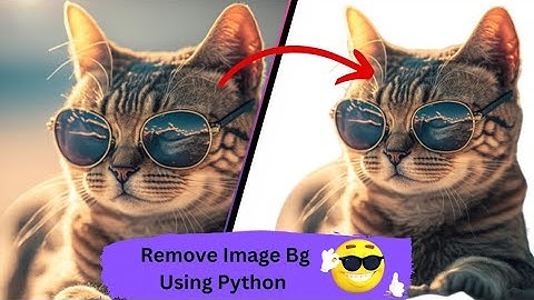Remove Image Background using Python 🐍😎