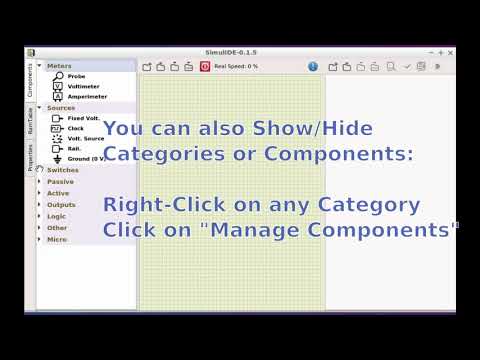 SimulIDE_0.1.5 Components tab