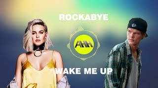 Video thumbnail of "Rockabye vs Wake Me Up (AHH Mashup)"