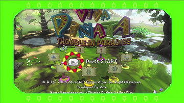 Viva Pinata: Trouble In Paradise Title Screen (Xbox 360)
