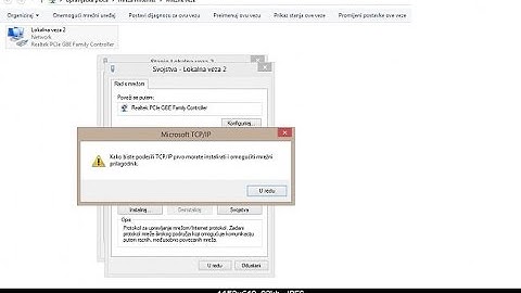 in order to configure tcp/ip you must install and enable a network adapter card
