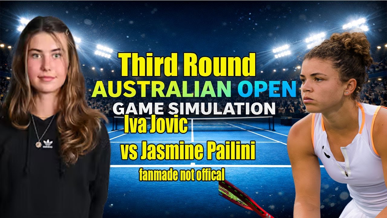 Australian Open | Iva Jovic   vs Jasmine Pailini  | [23 Jan 2026] | Gameplay Simulation