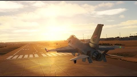 DCS World VR: F-16C Viper Overhead Break & Simulated Flameout Landing
