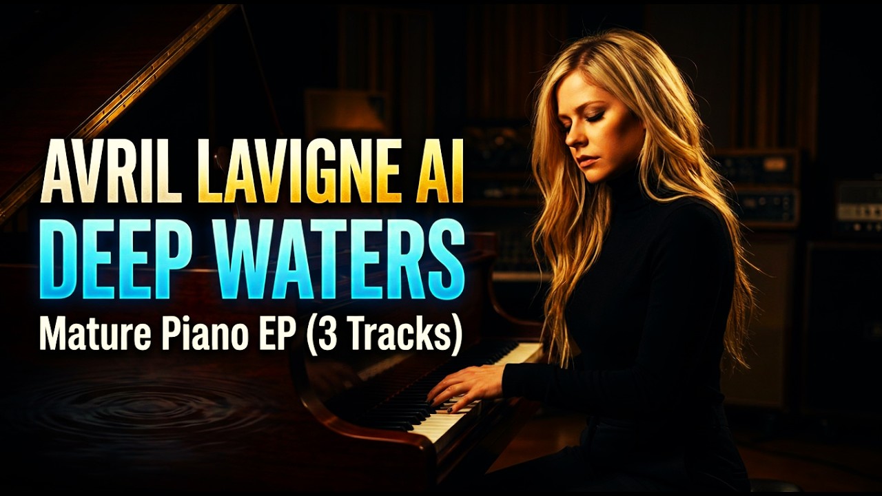 Avril Lavigne AI - DEEP WATERS (Full Piano EP Visualizer)