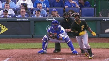 PIT@KC: Cutch doubles in Dyson with two-out double